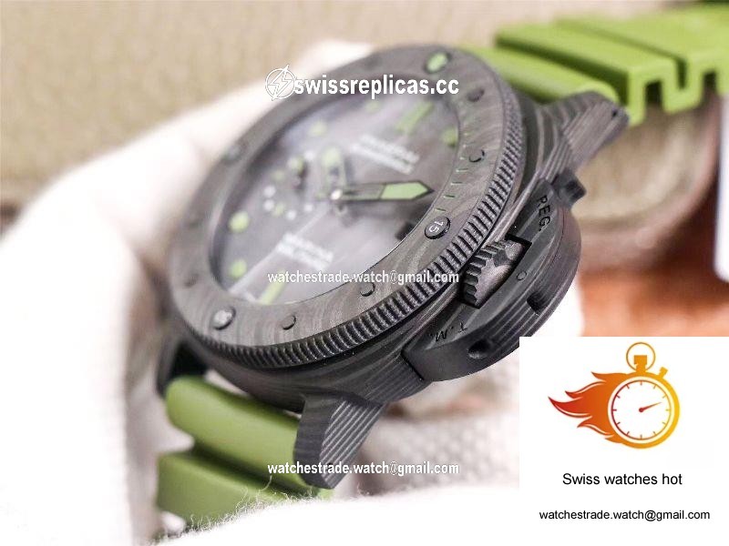 VS Factory Panerai Submersible Marina Militare Carbotech 47MM PAM00961 5