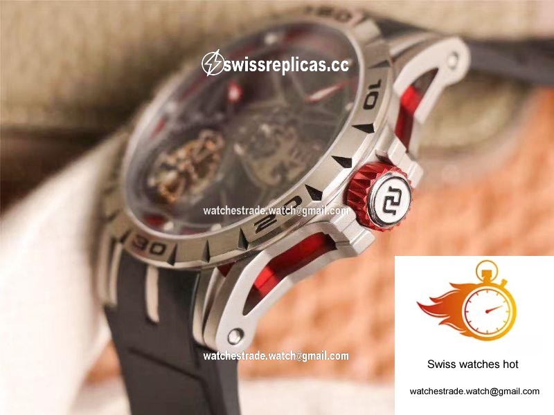 JB Factory Roger Dubuis Excalibur Spider Italdesign Edition RDDBEX0622 Red 5