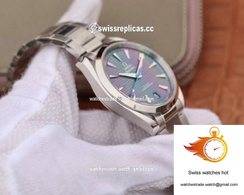 Omega Seamaster Aqua Terra 150M 220.10.41.21.03.002 VS Factory Blue Dial 5