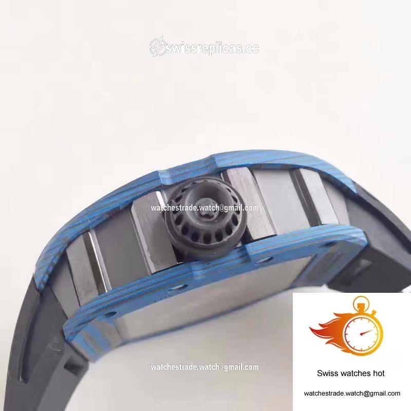 Richard Mille RM50-27-01 NTPT Blue Forged Carbon Skeleton Dial 5