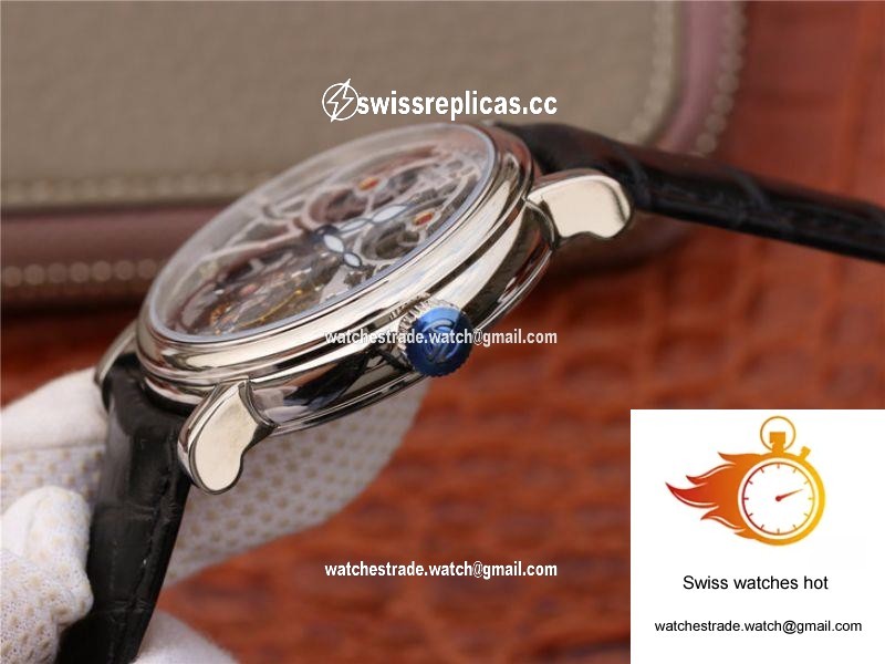 Franck Muller Giga Tourbillon 7048 T G SQT BR Silver Skeleton Dial 5