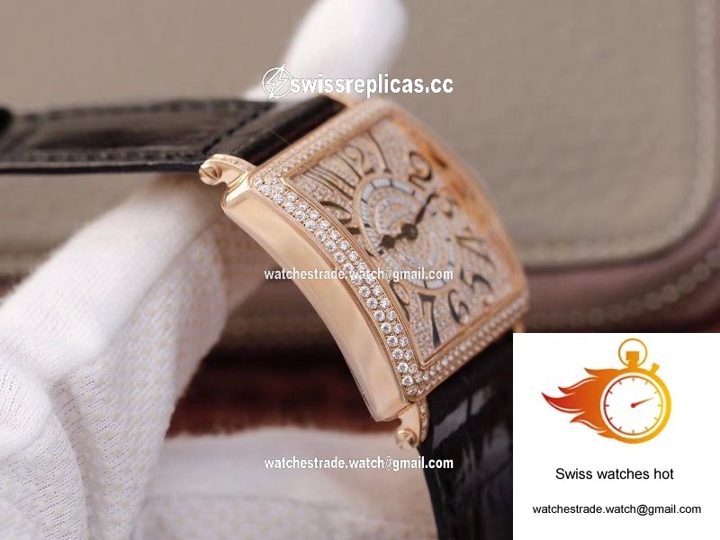 Franck Muller Master Square Ladies 6002 M QZ D GF Factory Diamond Dial 5
