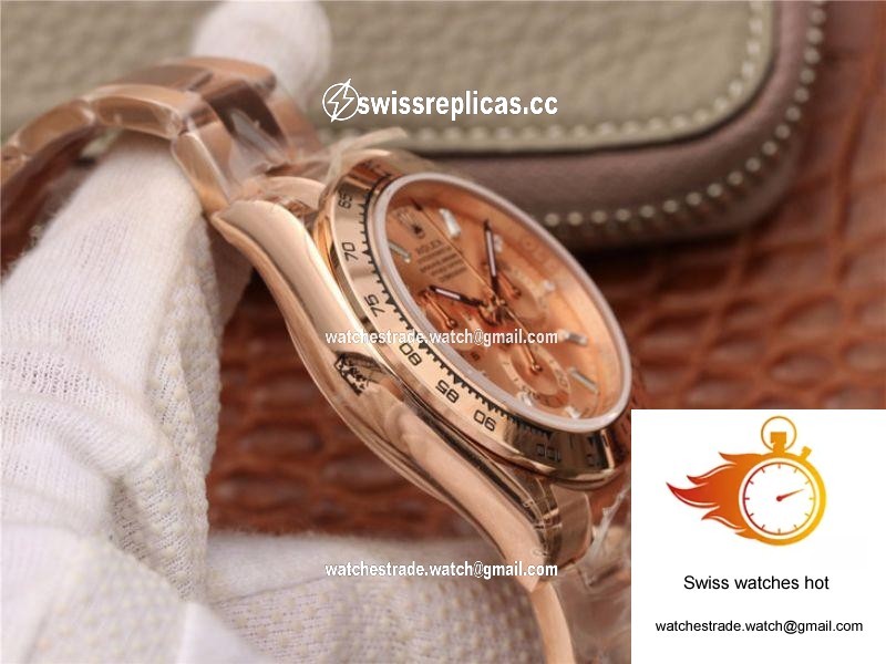 Rolex Daytona Cosmograph 116508 JH Factory Rose Gold Dial 5