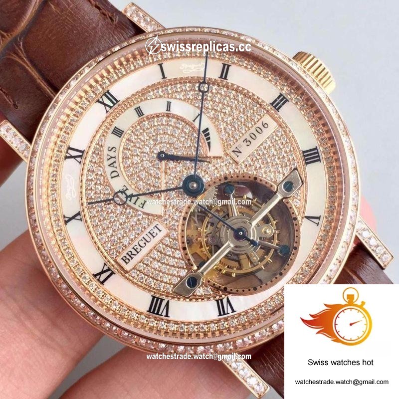 Breguet Classique Complications Tourbillon 5317BR/12/9V6 Diamond Dial 5