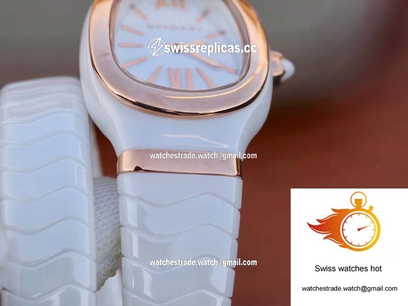Bvlgari Serpenti Spiga Watch 102886 BV Factory Rose Gold No Diamond 6