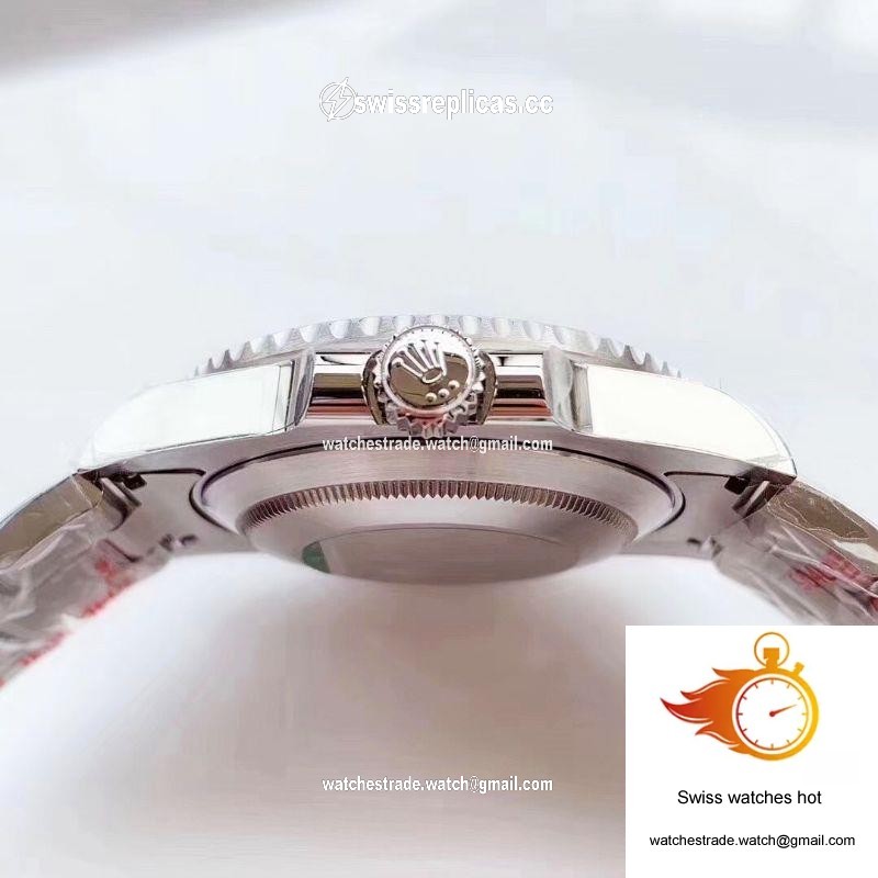 Replica Rolex Submariner Date Oyster 40mm Oystersteel 116610LV Noob Factory V10 Replica Green dial watch 6