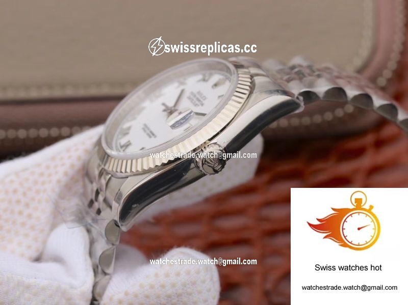 Rolex Datejust 116234 36mm AR Factory White Dial With Roman Time Scale 6