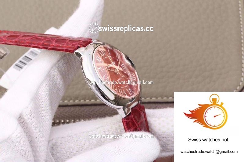 Ballon Bleu De Cartier 33MM WSBB0022 TW Factory Red Dial 6