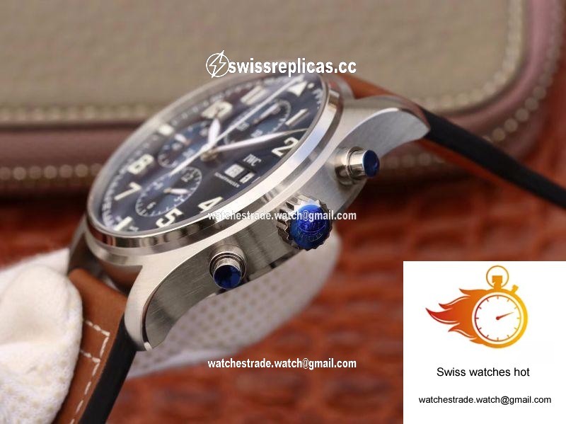 IWC Pilot Chronograph Edition Le Petit Prince IW377714 ZF Factory Blue Dial 6