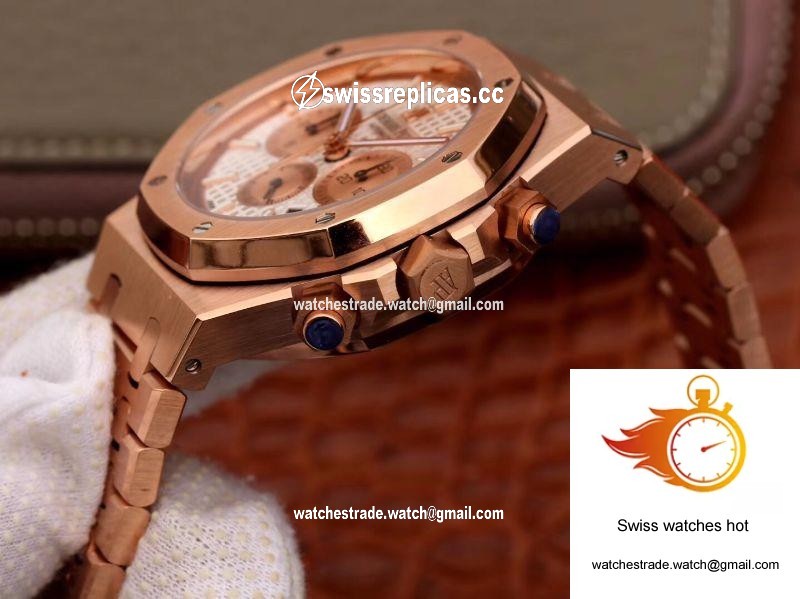Audemars Piguet Royal Oak Chronograph 26315OR.OO.1256OR.01 OM Factory White Dial 6