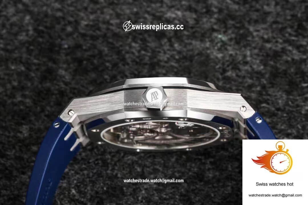 Audemars Piguet Royal Oak Tourbillon R8 Factory V3 Blue Strap 6