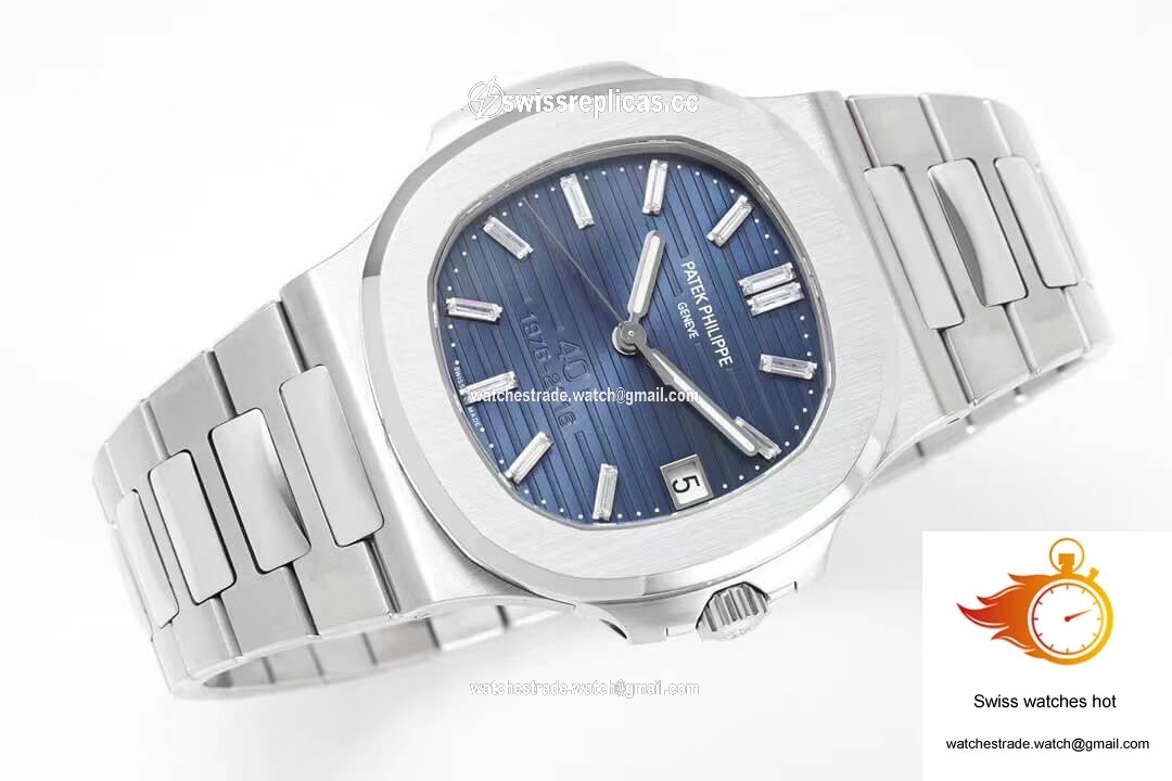 Patek Philippe Nautilus 5711/1P 40th Anniversary Edition PPF Factory Dark Blue Dial 6