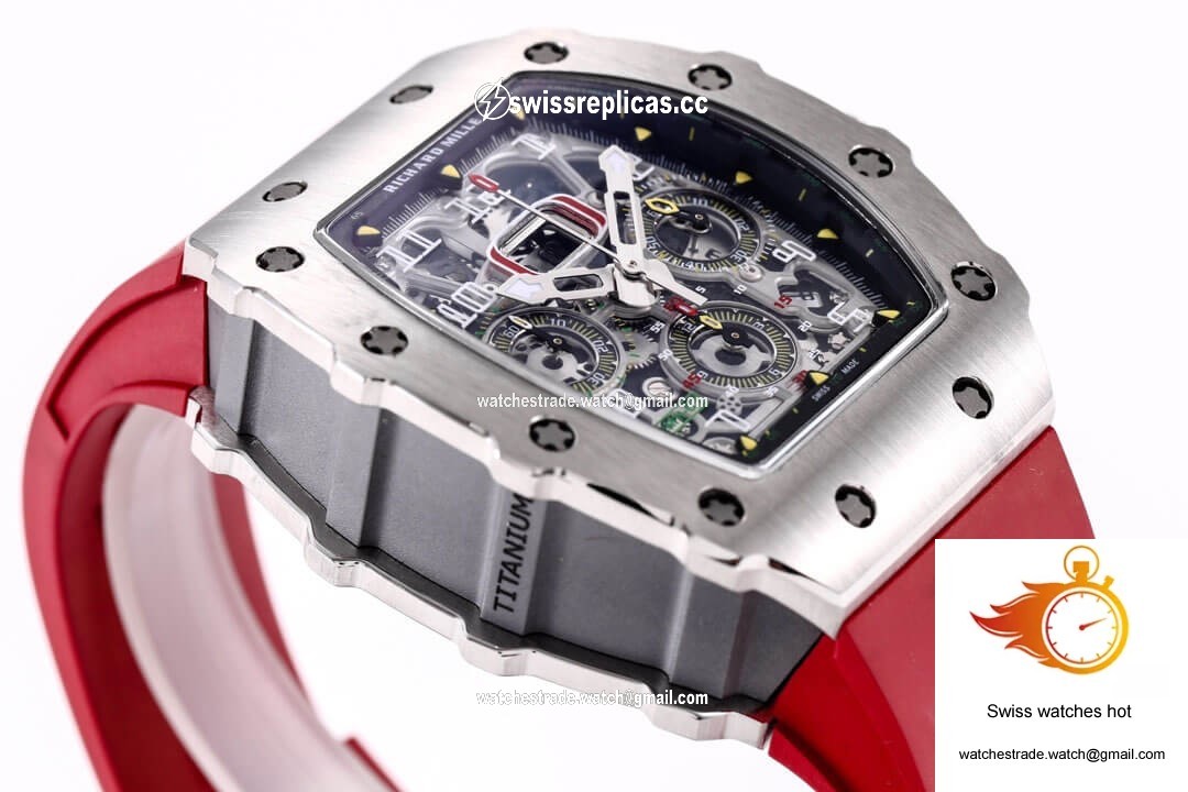 Richard Mille RM11-03RG KV Factory Titanium Red Strap 6