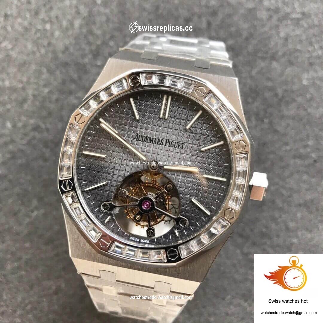 Audemars Piguet Royal Oak Tourbillon Extra Thin 26516PT.ZZ.1220PT.01 R8 Factory Grey Dial 6
