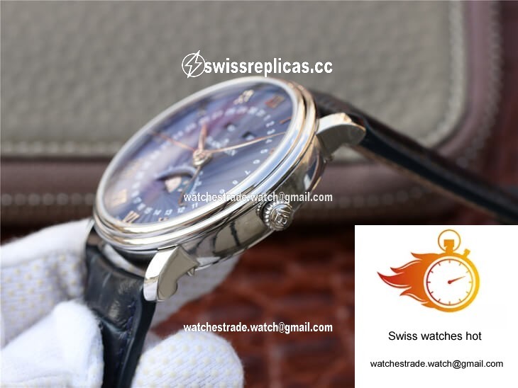 Blancpain Villeret 6654-1529-55B OM Factory V2 Blue Dial 6