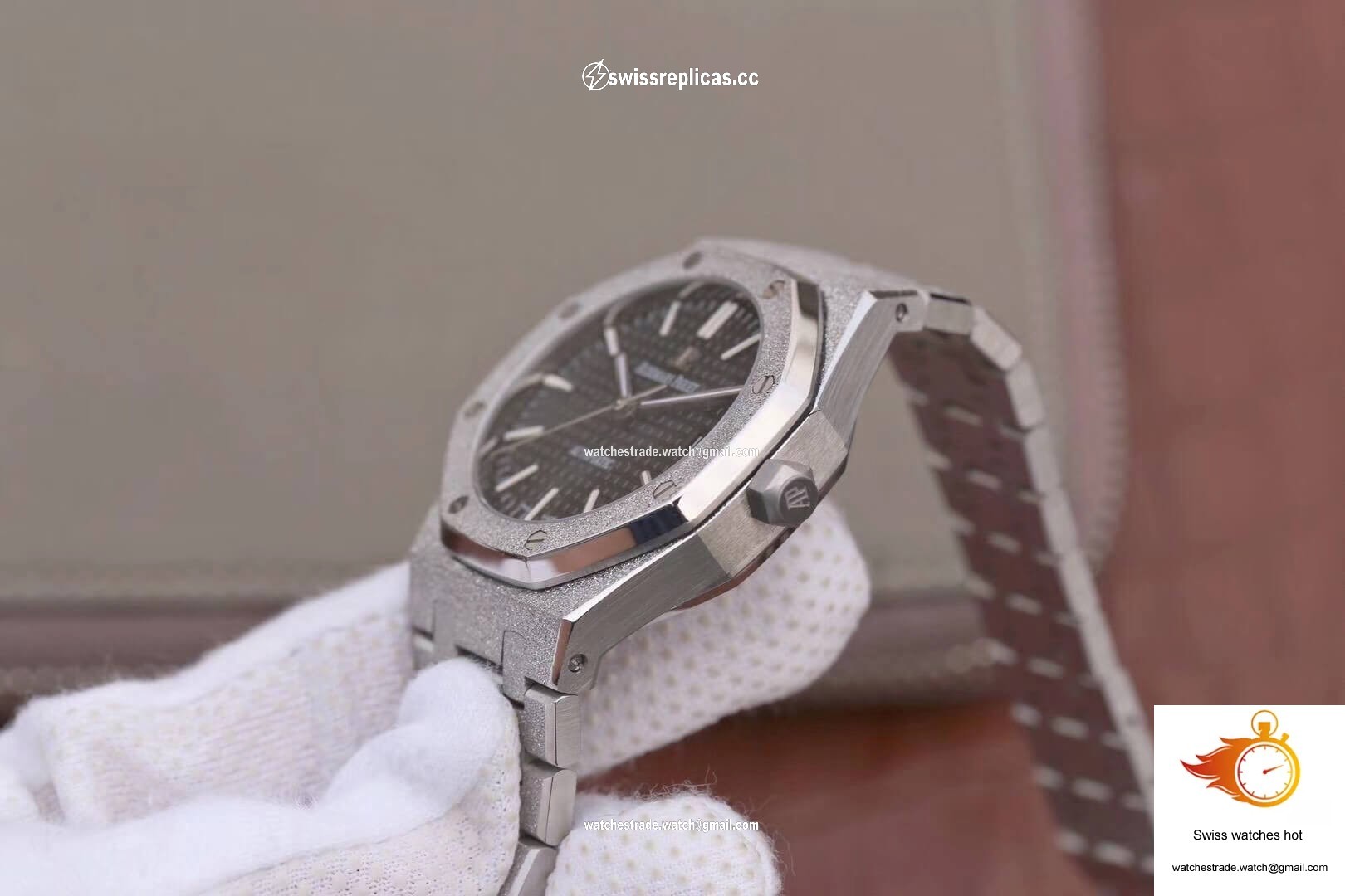 Audemars Piguet Royal Oak 15454BC.GG.1259BC.01 JH Factory Black Dial 6