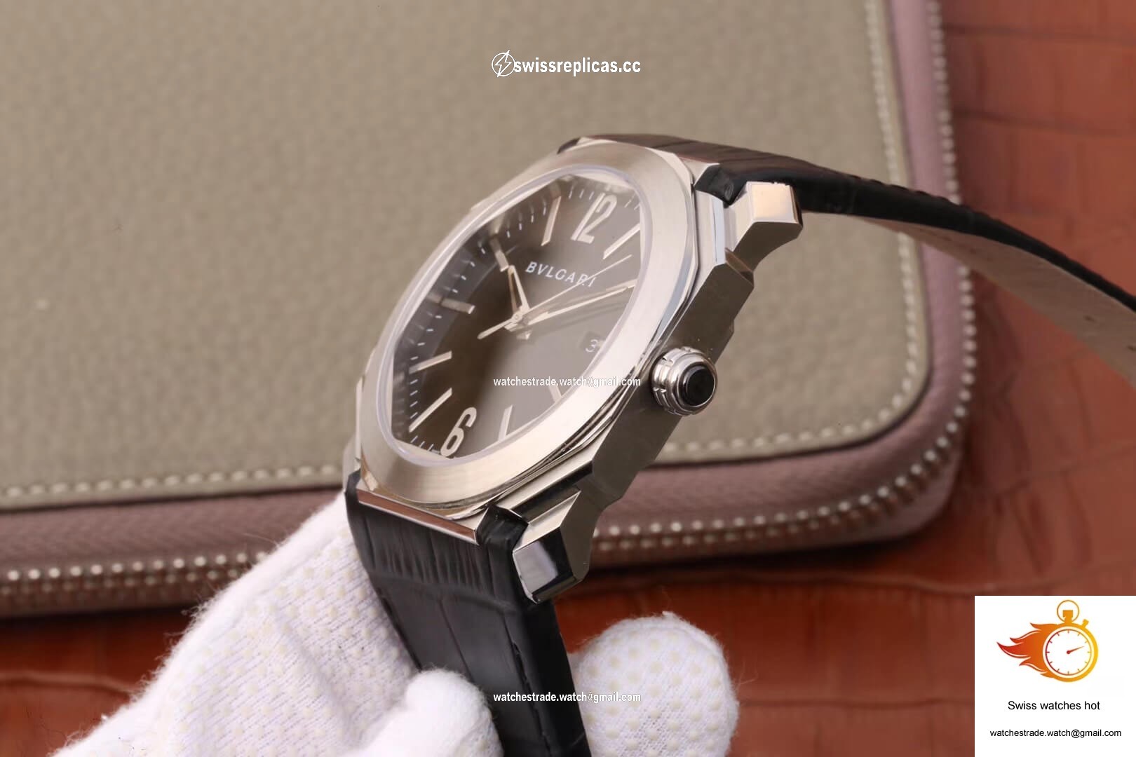 Bvlgari Octo 101964 BGO41BSLD Stainless Steel Bezel 6