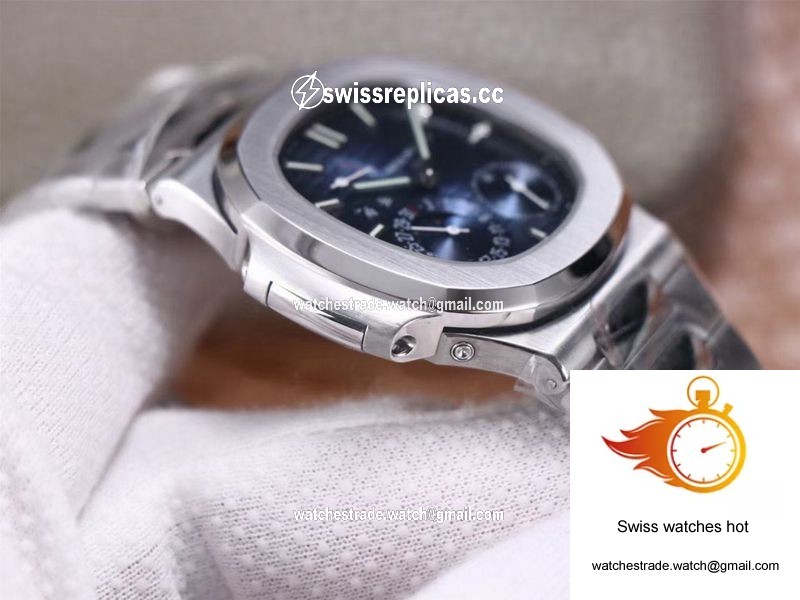 Patek Philippe Nautilus 5712/1A-001 PF Factory Blue Dial Steel Strap 6