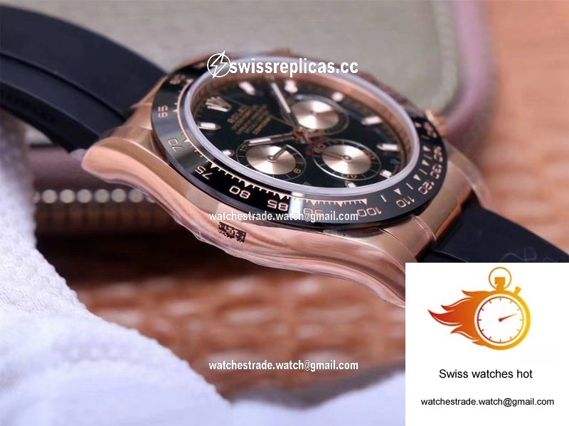 Rolex Daytona M116515LN-0017 Noob Factory Black Dial 4130 Movement 6