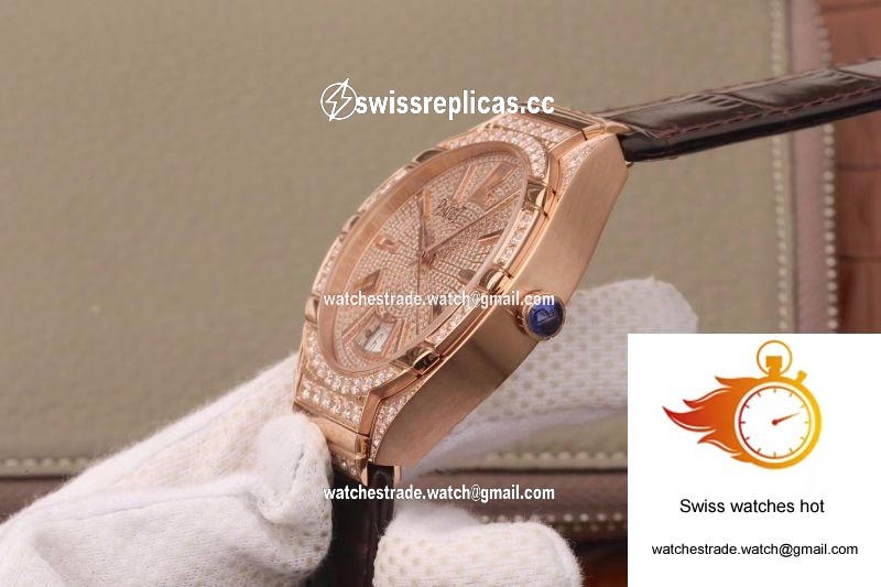 Piaget Polo MKS Factory Rose Gold Case Diamond Dial 6
