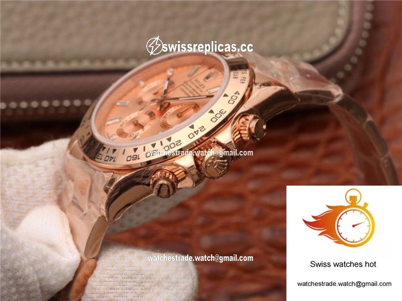 Rolex Daytona Cosmograph 116508 JH Factory Rose Gold Dial 6