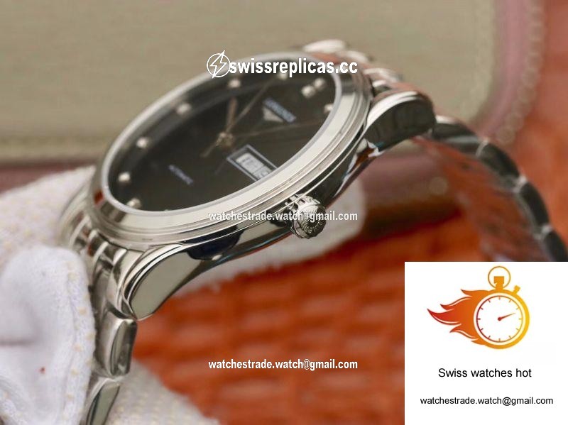 Longines Flagship Double Calendar L4.899.4.12.6 GK Factory Black Dial 6