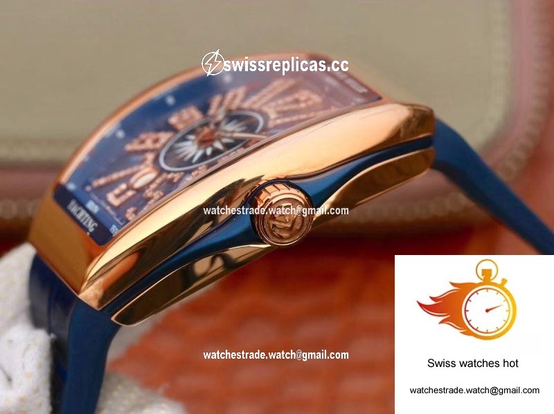Franck Muller Vanguard V45 25th Anniversary Blue Dial 6