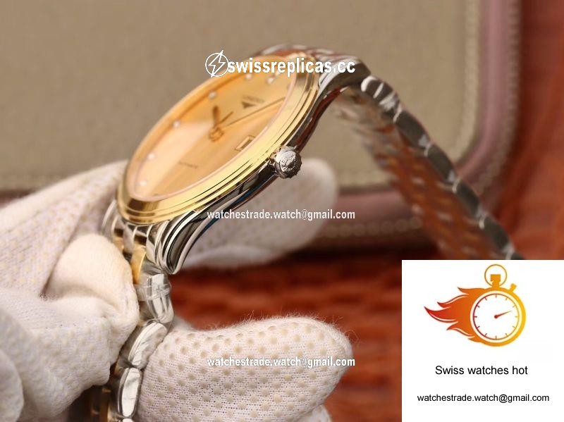 Longines Flagship L4.874.3.37.7 YC Factory Gold Dial 6