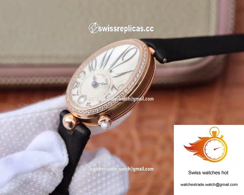 Breguet Reine De Naples 8918BR/58/864/D00D Ladies ZF Factory 18K Rose Gold Mother Of Pearl Dial 6