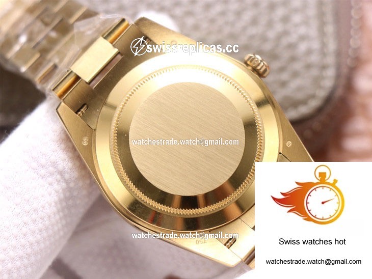 Rolex Day-Date M228348RBR-0001 EW Factory Yellow Gold Black Dial 7