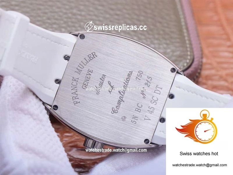 Franck Muller Vanguard V 45 SC DT 5N BC ZF Factory White Dial 7