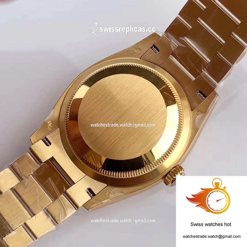 Rolex Day-Date M128238-0069 Yellow Gold EW Factory Gradual Green Dial 7