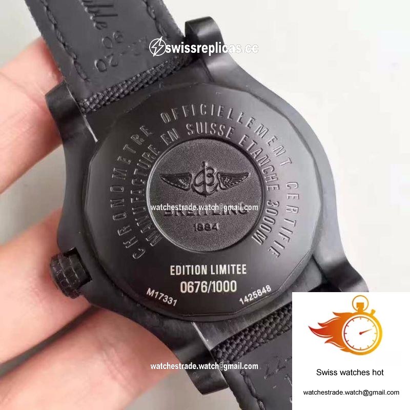 Breitling Avenger Seawolf Blacksteel Code Yellow M17330B2 GF Factory Black Dial 7