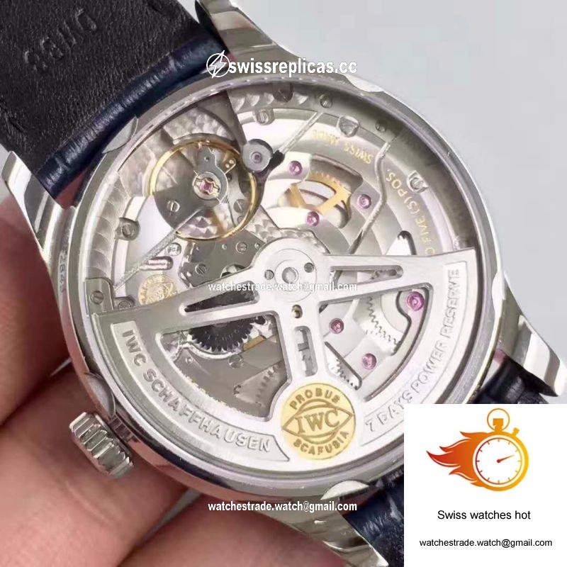 IWC Portugieser IW500705 ZF Factory V4 White Dial and Blue Markers 7