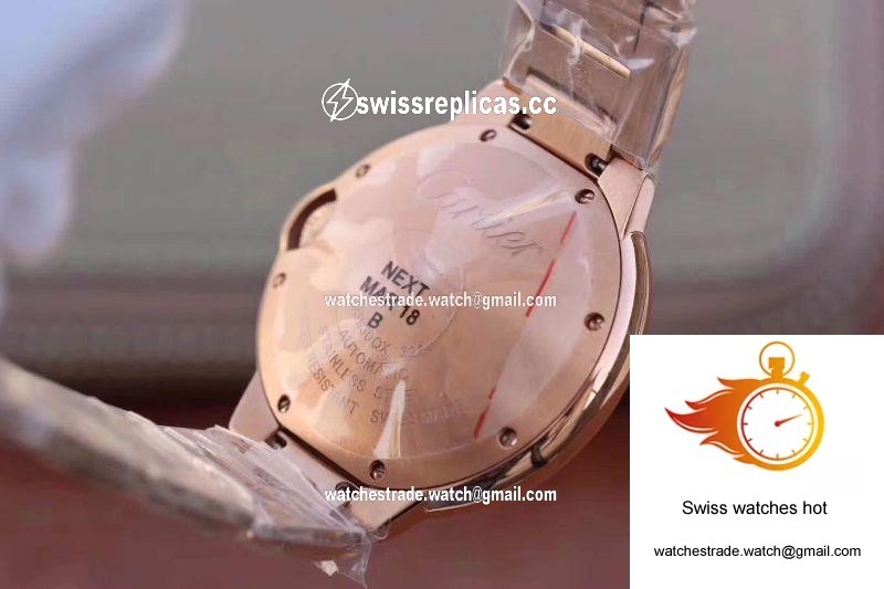 Ballon Bleu De Cartier Ladies 33 WE902062 V9 Factory White Textured Dial 7