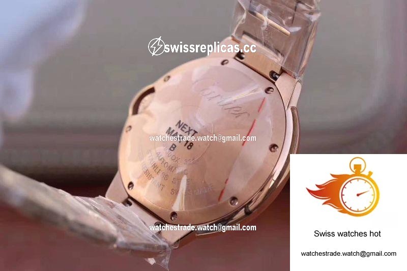 Ballon Bleu De Cartier Ladies 33MM W6920068 V9 Factory White Textured Dial 7