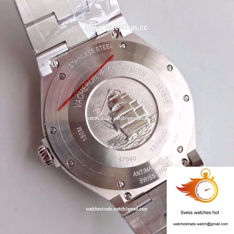 Vacheron Constantin Overseas 47040 Stainless Steel Bracelet JJ Factory White Dial 7