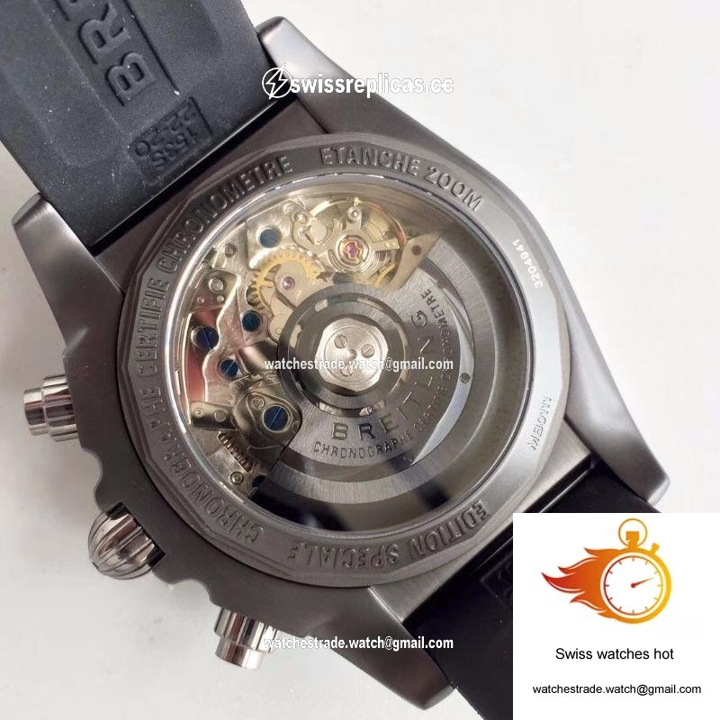 Breitling Chronomat 44 Blacksteel MB0111C3/I531/262S/M20DSA.2 GF Factory Yellow Dial 7