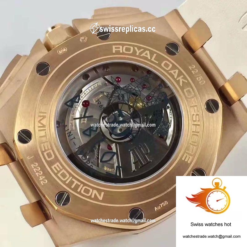 Audemars Piguet Royal Oak Offshore 50 Byblos Saint-Tropez 26408OR.OO.A010CA.01.99 JF Factory V2 White Dial 7