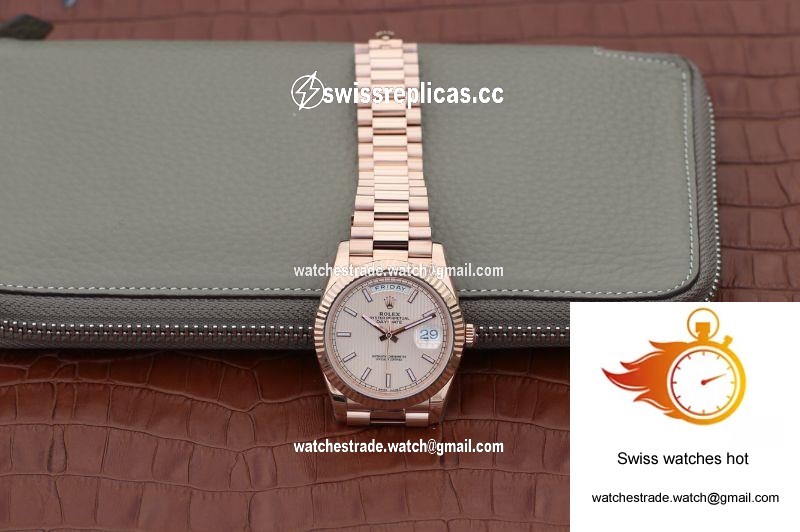 Rolex Day Date II 228235 40mm EW Factory Rosegold Dial 7