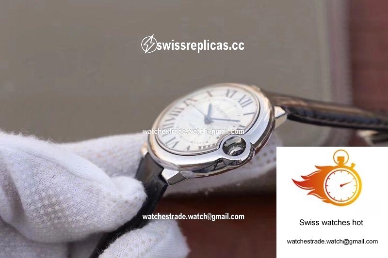 Ballon Bleu De Cartier 33mm W6920086 V6 Factory White Dial 7