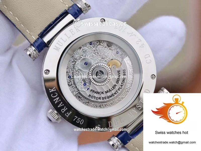 Franck Muller Double Mystery DM42D2RCD GS Factory White Gold Diamond Dial 7