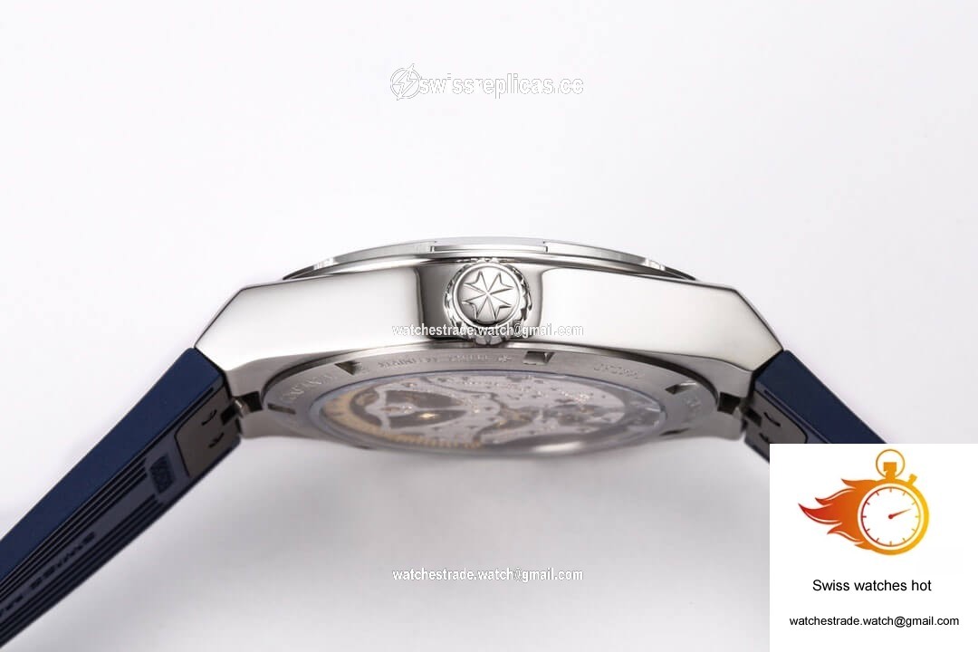 Vacheron Constantin Overseas Tourbillon 6000V/110A-B544 BBR Factory Blue Rubber Strap 7