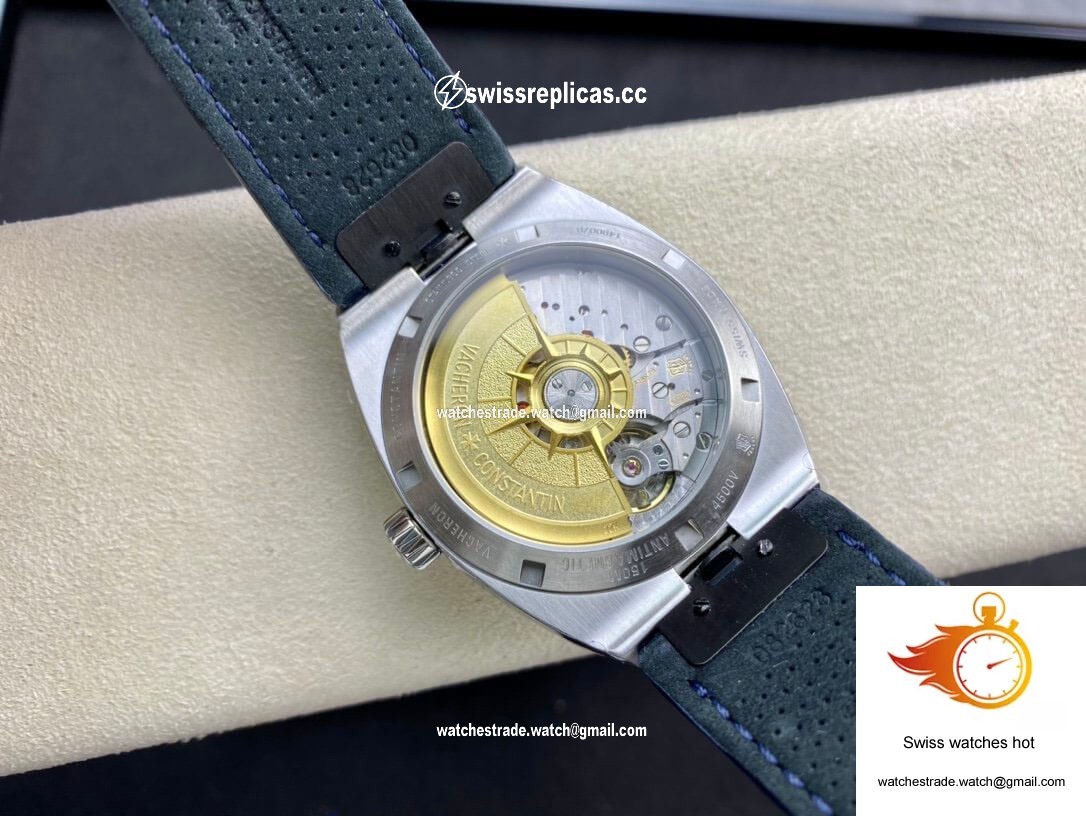 Vacheron Constantin Overseas 4500V 8F Factory Blue Leather Strap 7