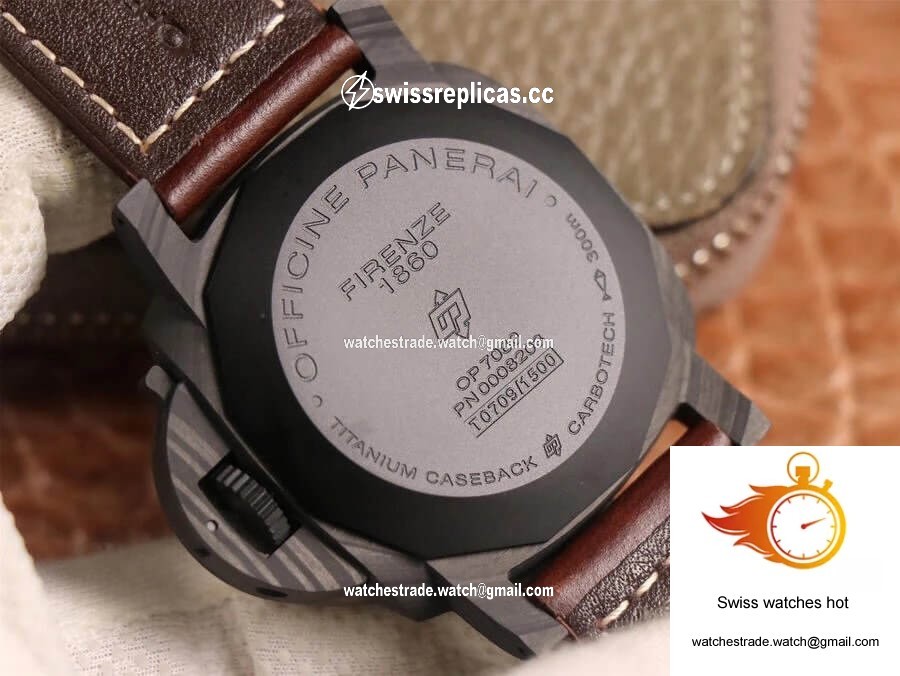 Panerai Luminor 1950 PAM00661 VS Factory Carbon Fiber Case 7