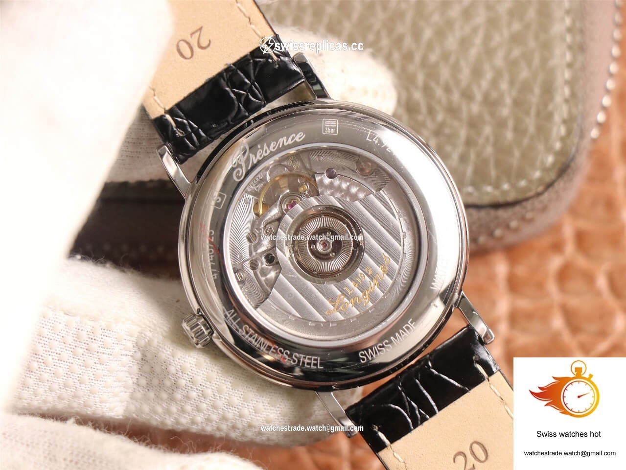 Longines Presence L4.921.4.52.2 KY factory Black Dial 7