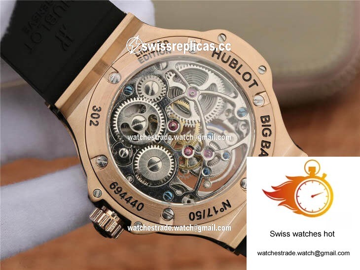 Hublot Big Bang Tourbillon Rose Gold Diamond Dial 7