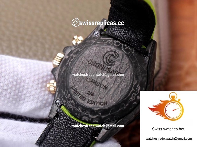 Rolex Daytona Cosmos Chronograph Carbon Fiber Edition Green Exploded Dragon Dial 7