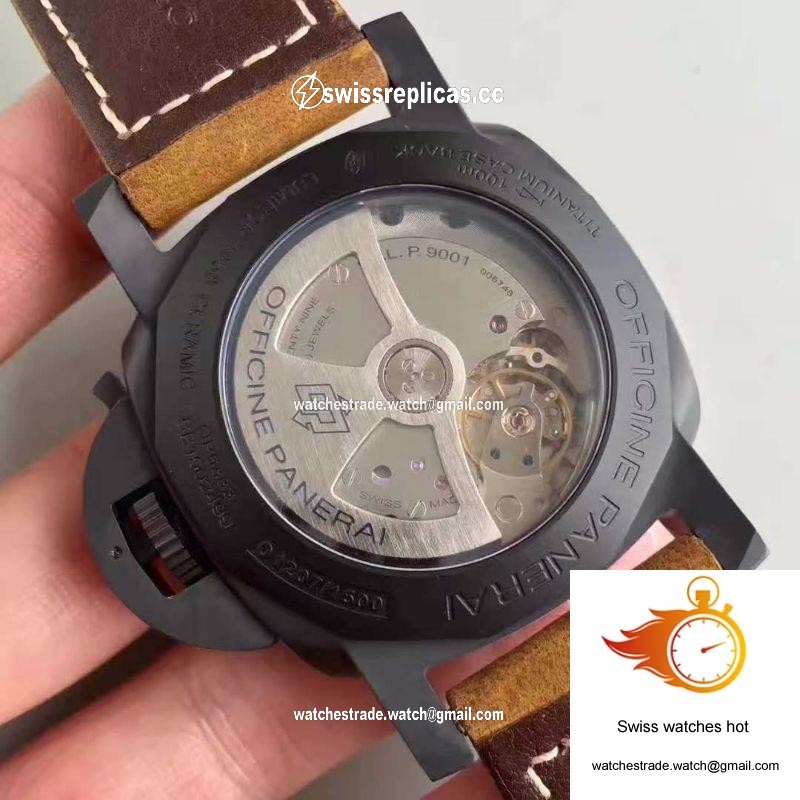 Panerai Luminor GMT 1950 3 Days PAM441 VS Factory V2 Black Dial 7