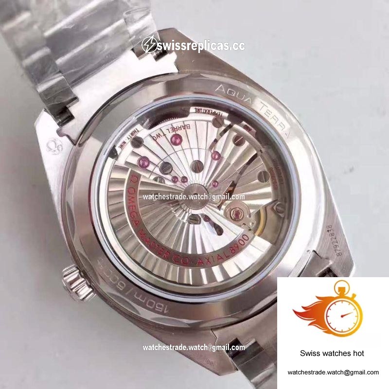 Omega Seamaster Aqua Terra 150M Co-Axial Master 220.10.41.21.03.001 VS Factory Deep Blue Dial 7